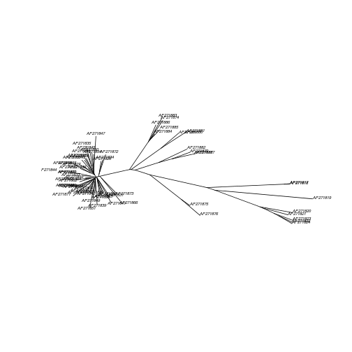 plot of chunk plot_unrooted